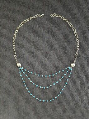 Graduated Triple3️⃣ Strand Turquoise🩵 Necklace - NWOT